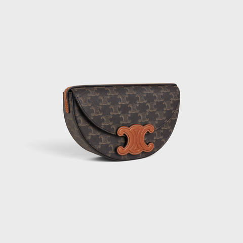 BESACE CUIR TRIOMPHE IN TRIOMPHE CANVAS AND CALFSKIN TAN - Image 2